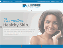 Tablet Screenshot of intermountainskincare.com